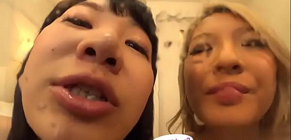 trendsJapanese Asian Tongue Spit Face Nose Licking Sucking Kissing Handjob Fetish - More at fetish-master.net